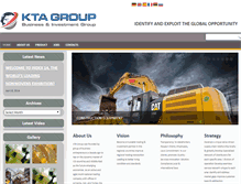 Tablet Screenshot of kta-group.com